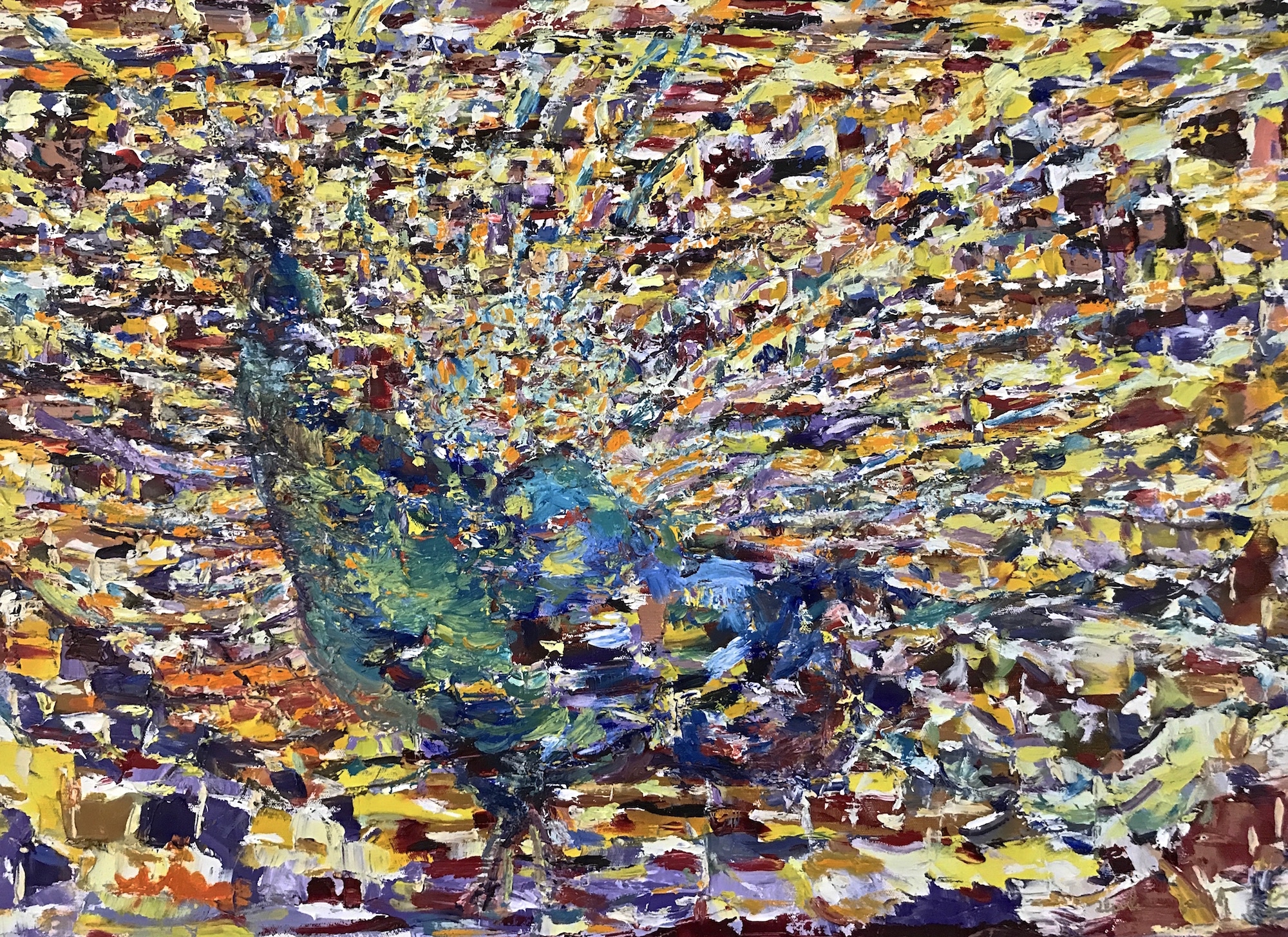 Click here to view Peacock Series: Provoking Peacock by Silvana LaCreta Ravena