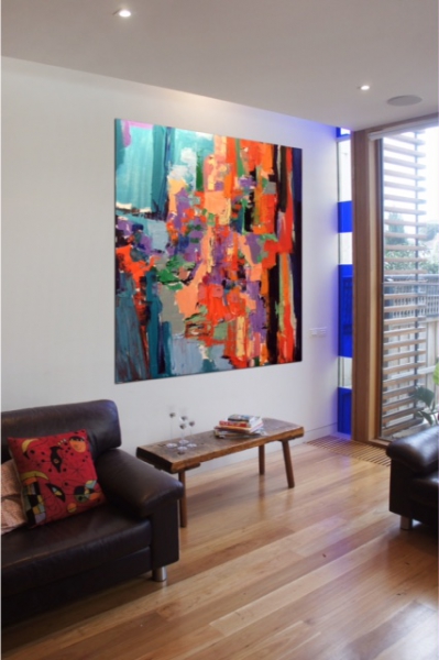 Click here to view Mediterranean Large on the wall by Silvana LaCreta Ravena