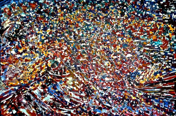 Click here to view     The Planets: Shaken Blue Stars  by Silvana LaCreta Ravena