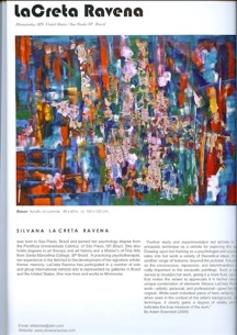 Click here to view Works - International Contemporary Masters IV  by Silvana LaCreta Ravena