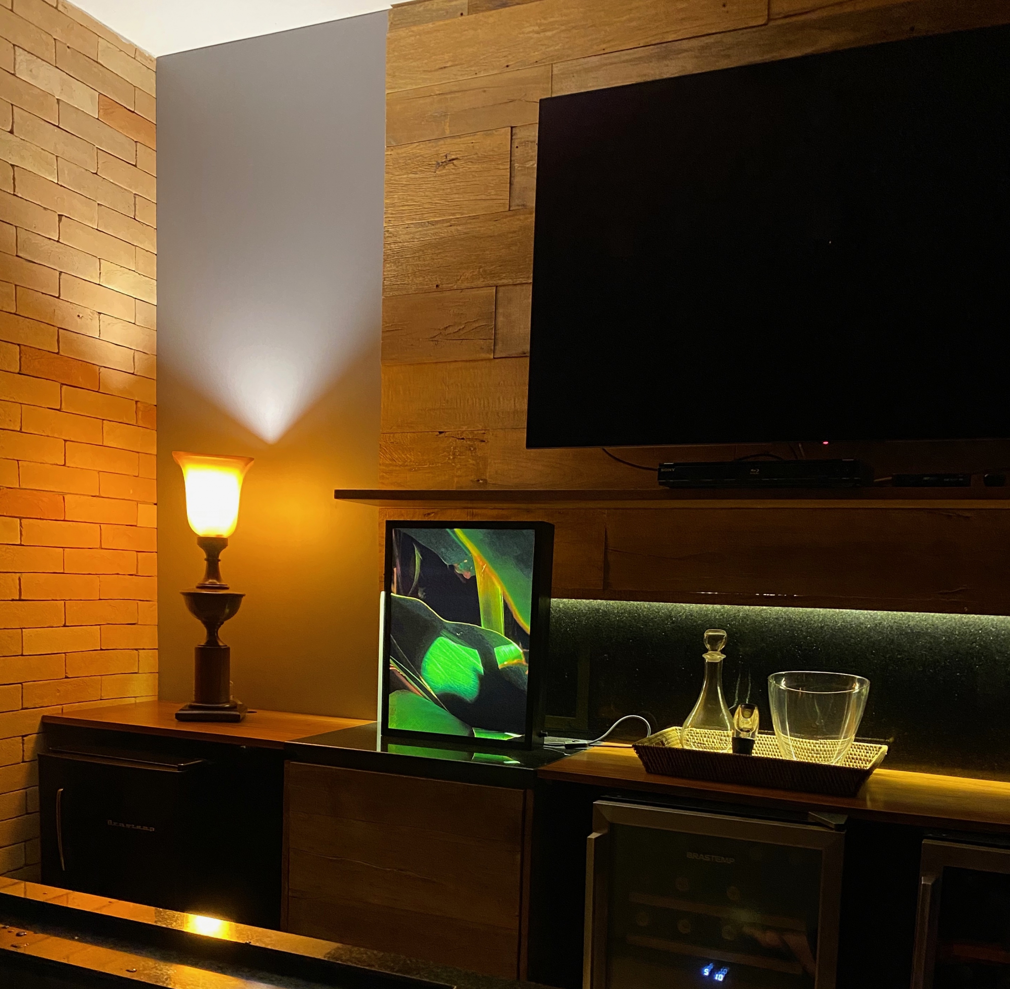 Click here to view Residence Backlight Installation  by Silvana LaCreta Ravena
