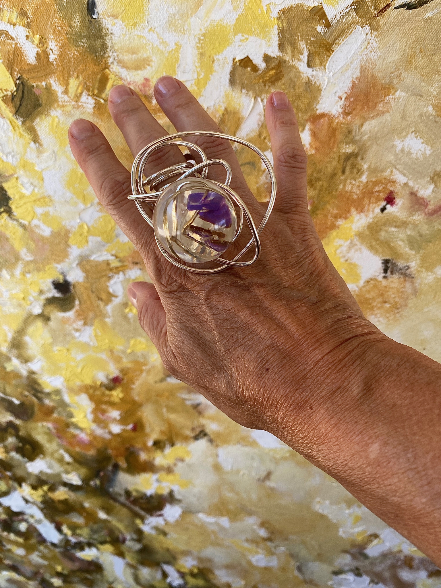 Click here to view The Planets: anel grande ninho by Silvana LaCreta Ravena