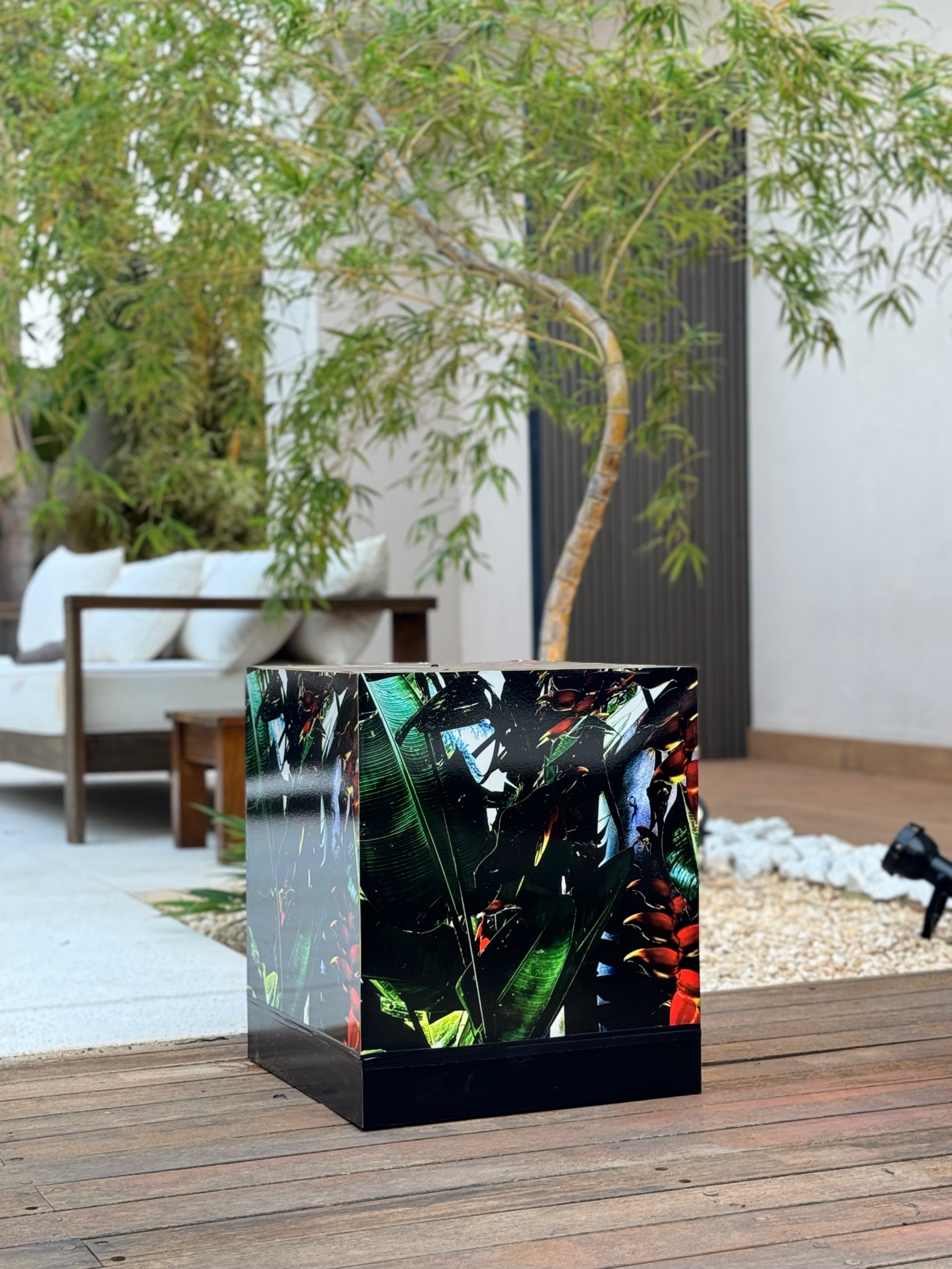 Click here to view Luzes da Floresta - Cubo Jardim by Silvana LaCreta Ravena